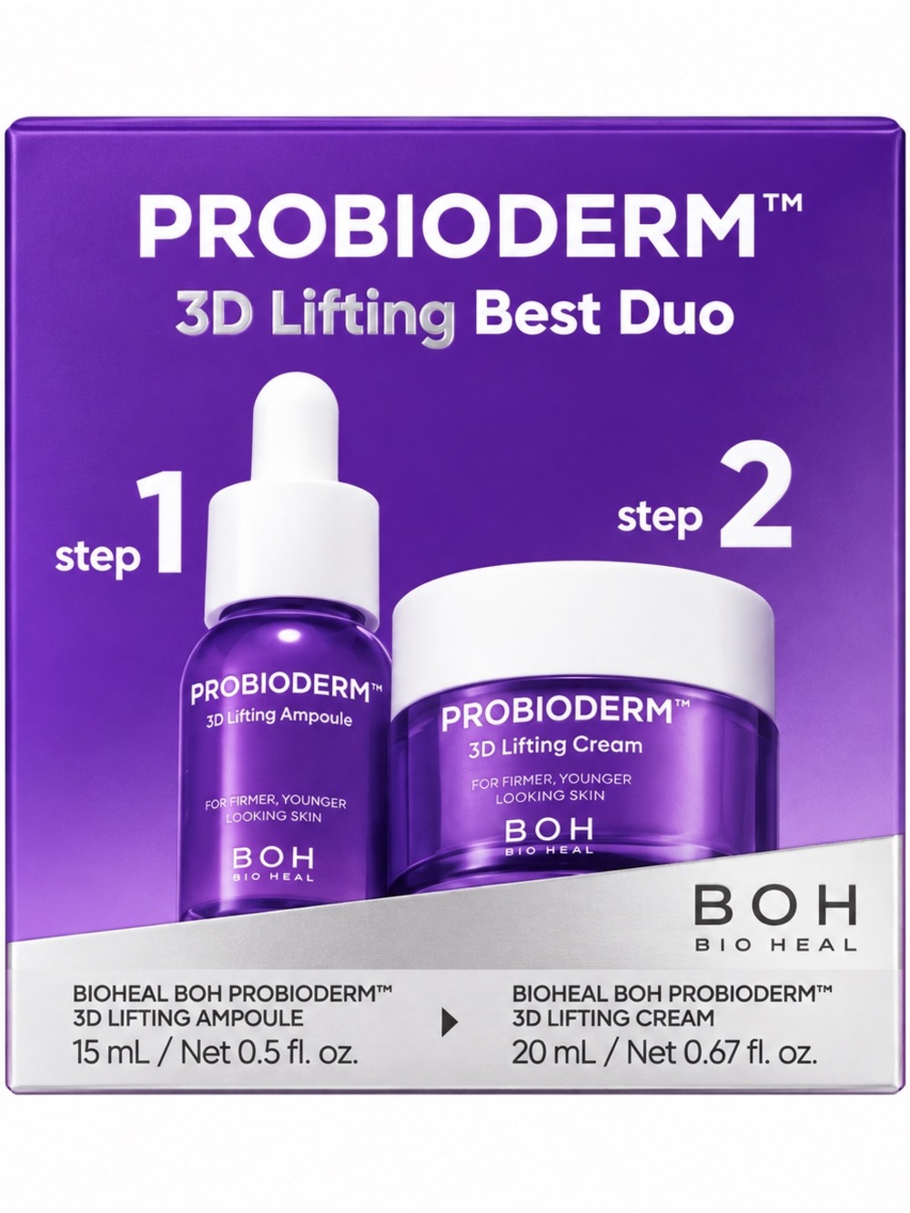 3D Lifting Best Duo – Purple Serum & Cream